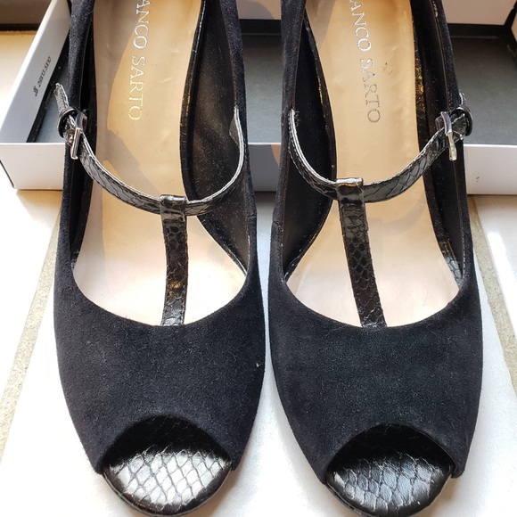 Franco Sarto Peekaboo Toe Shoes - Picture 5 of 6